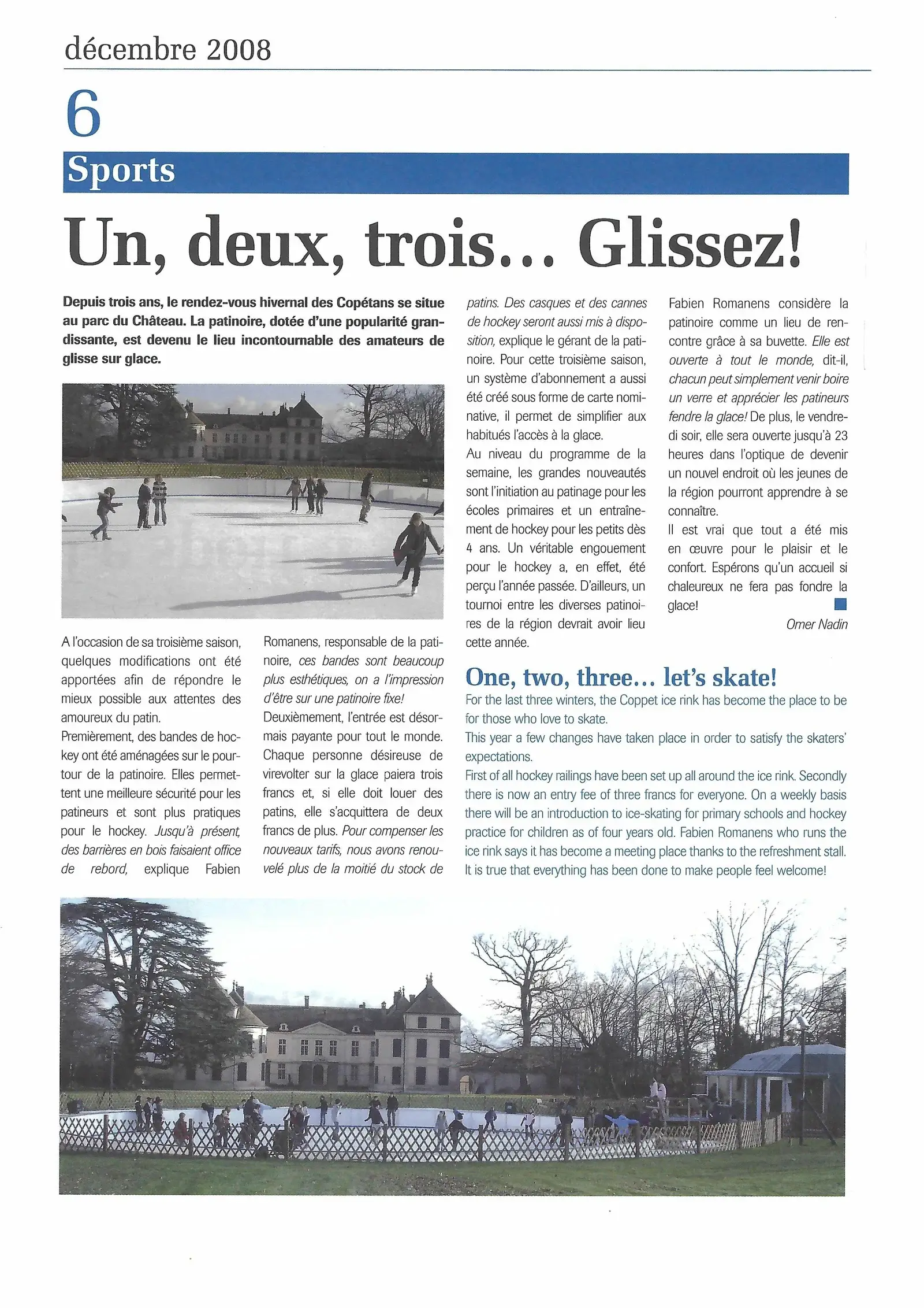 Un, deux, trois... glissez